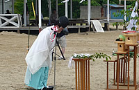 小天橋海水浴安全祈願式